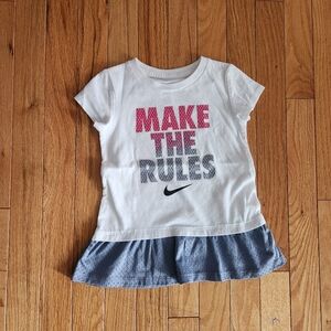 Girl's Nike make the rules shirt